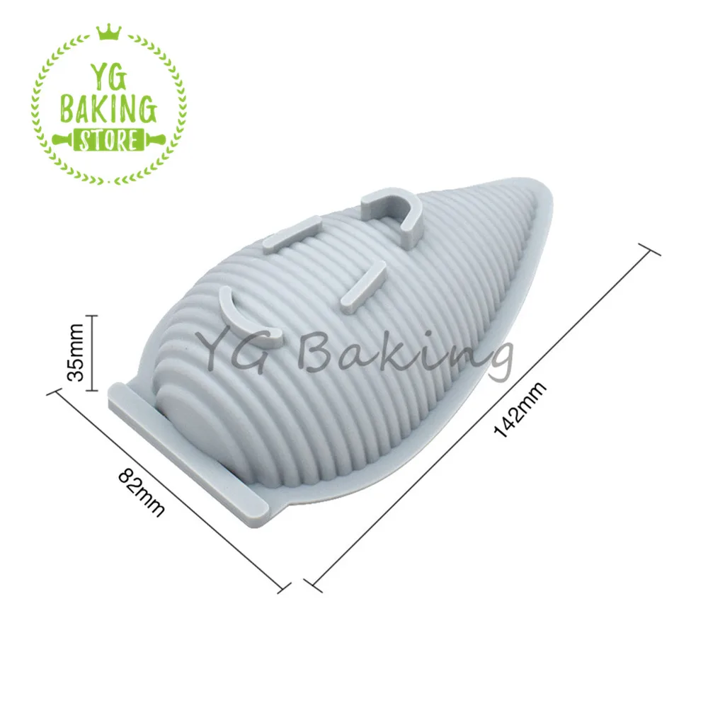 Dorica nova casca de ovo/concha design silicone bolo mousse molde diy artesanato sabão molde fondant bolo ferramentas de decoração cozinha bakeware