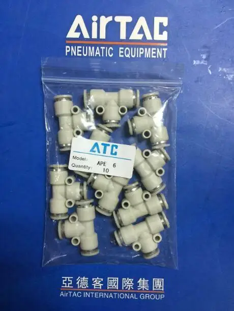 10pcs/1Bag New AirTAC APE6  Fittings