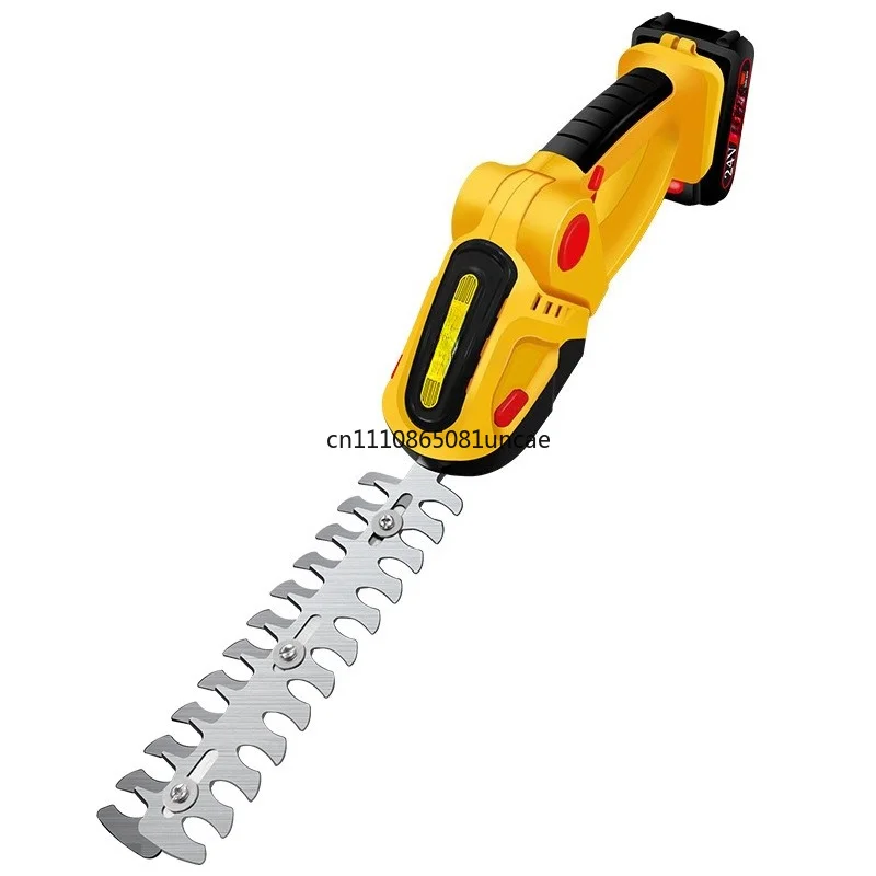 Dual-use Rechargeable Electric Hedge Trimmer Lithium Handheld Pruner Grass Cutter Garden Green Belt Trimming Machine