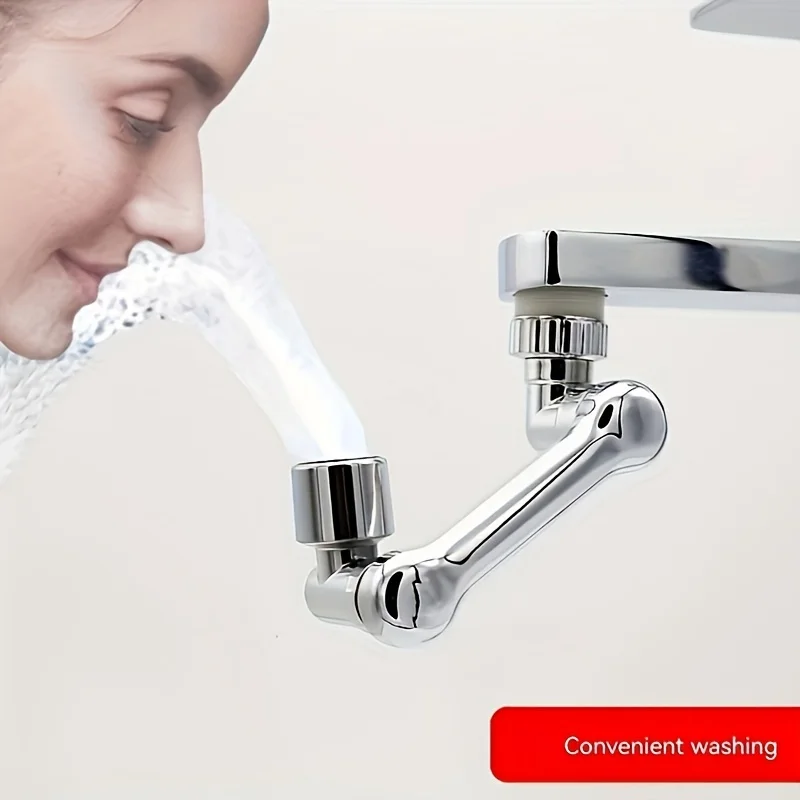 1080 Universal Rotation Faucet Extender Sprayer Head Kitchen Robot Arm Extension Faucets Mixer Aerator Bubbler Water Tap Nozzle