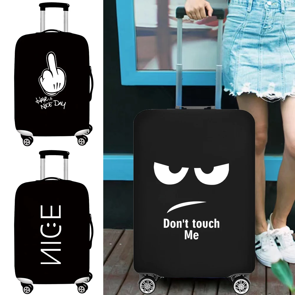 2023 Travel Protective Luggage Covers Traveling Essentials Accessory Duffle Bag Print for 18-28 Inch Trolley Case Suitcase Cover