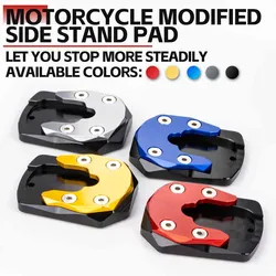 For Yamaha XMAX 125 250 300 400 X-MAX400 XMAX300 Motorcycle Accessories Kickstand Side Stand Extension Enlarger Pad Side Bracket