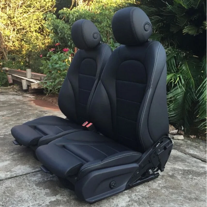 Applicable Mercedes-Benz C-Class (W205) Sport Edition Front Electric Seats Replaced with Custom Seats