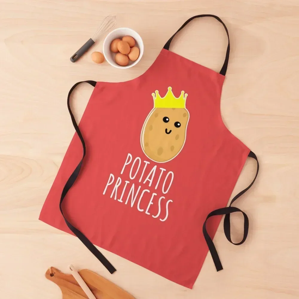 Potato Princess - Cute Potato Gift Apron Women's Dress Home Supplies Apron