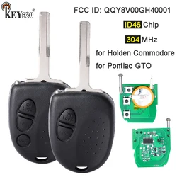 KEYECU 304MHz FCC ID: QQY8V00GH40001 pilot zdalnego sterowania dla Holden Commodore 1993-2006 Chevrolet Caprice Lumina GTO 2004 2005 2006