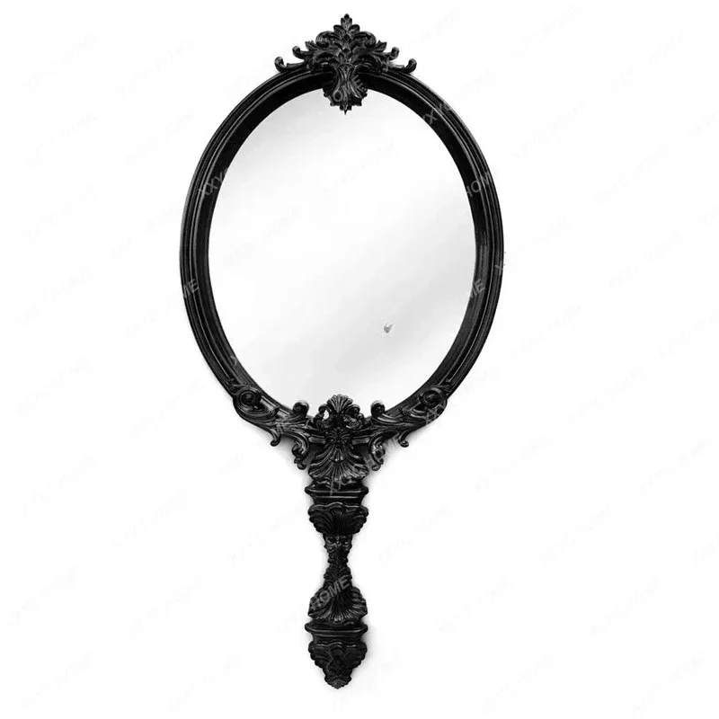A  French Wall-mounted Dining Side Decorative Mirror American, Guest Dining Room Wall Art Mirror Creative Wall Decoration