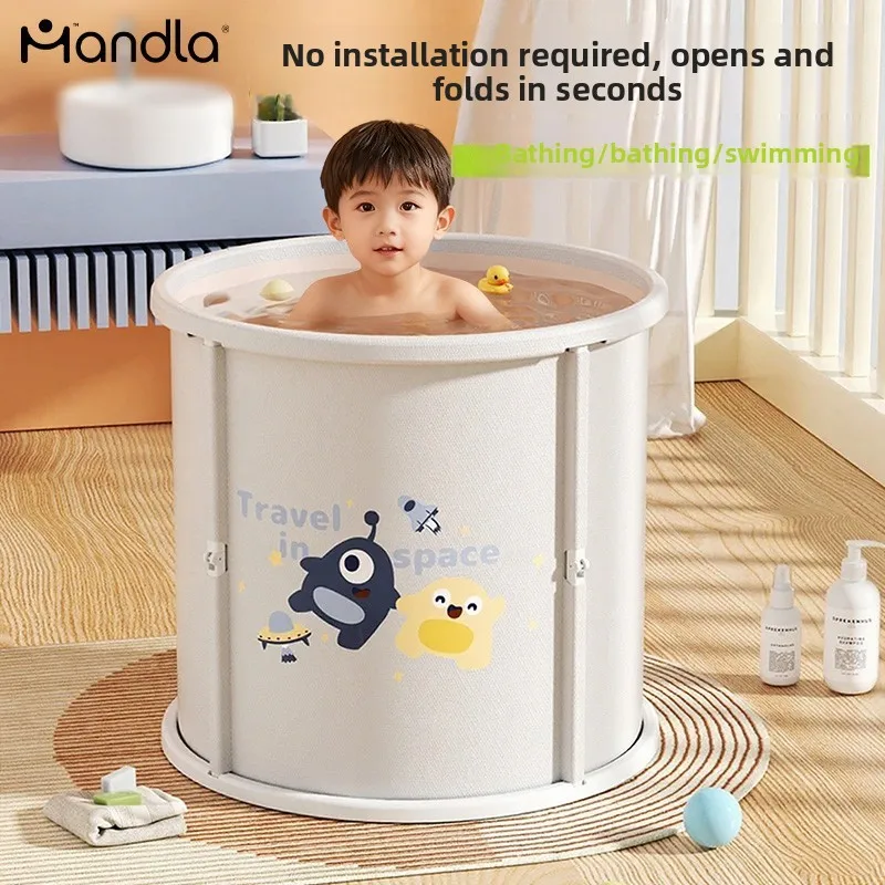

Mandora Newborn Foldable Swimming Pool, Infant/Baby/Kids' Bathing Tub