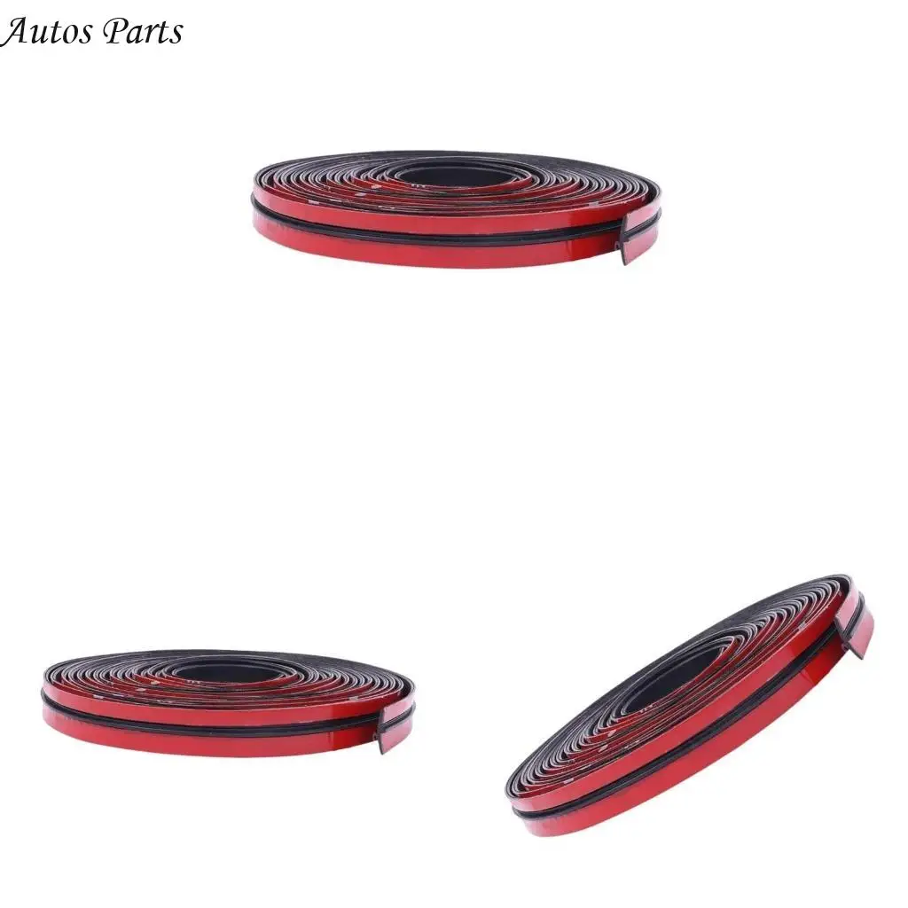 57BA 6M T Shaped Car Door Seal Strips Noise Reduction Weatherproof Rubber Trim Soundproofing Anti Dust For Vehicle
