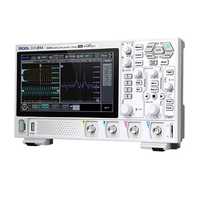 Digital Oscilloscope DHO802/DHO804/DHO812/DHO814 2/4Channel 70/100MHz 12 Bit 1.25GSa/Sec 25MPts Depth