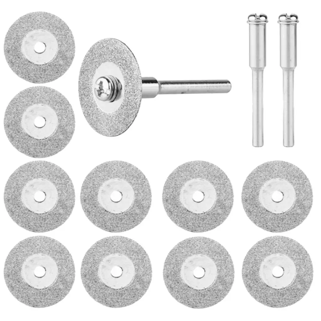Diamond Cutting Disc Set Super Thin Rotary Tool Cutting Discs for Craft Jewelry DIY Metal and Glass Cutting