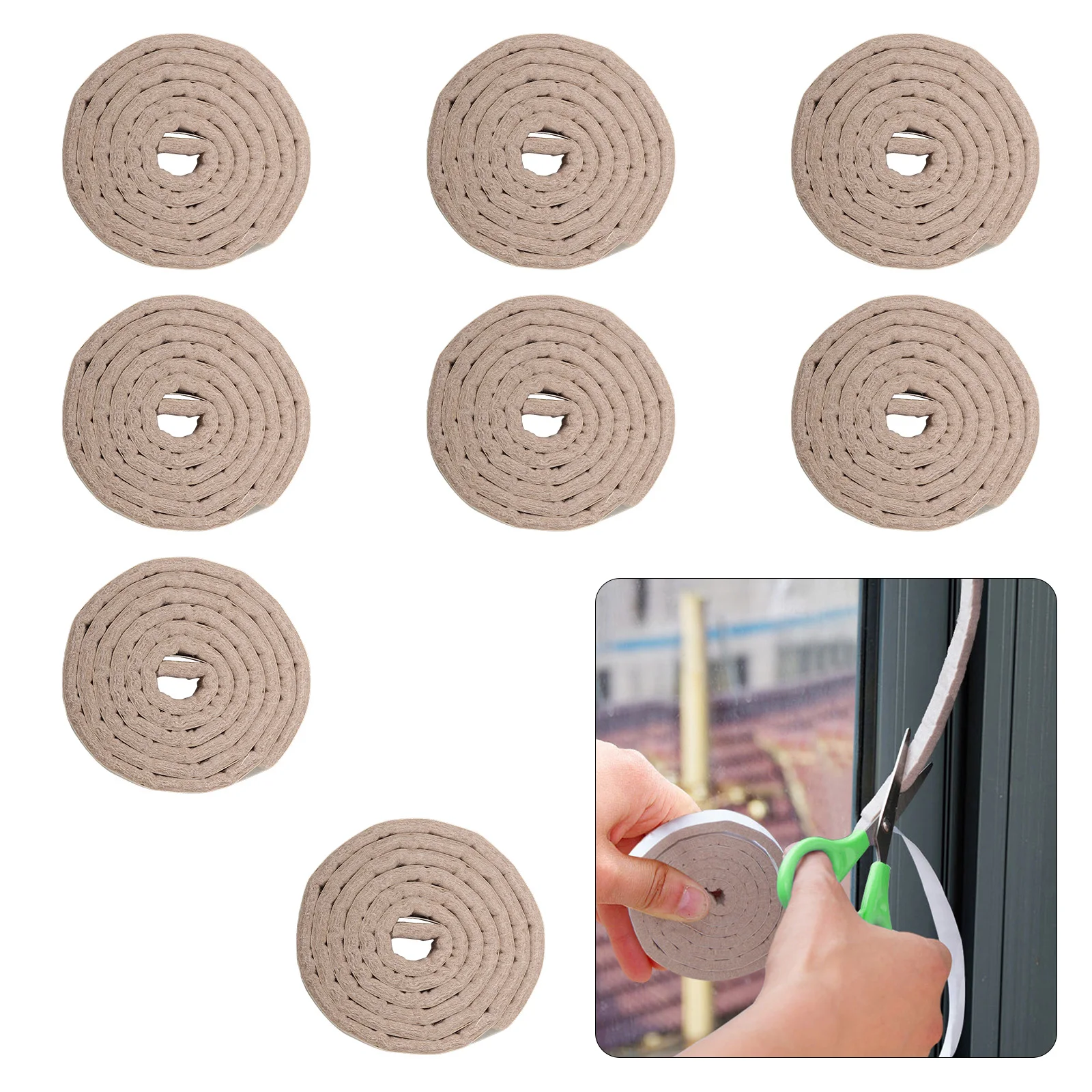 Moisture Blocking Drip Strips EVA Felt Designed for Windows Available as a Set of 4 or 8 Pieces for Easy Installation