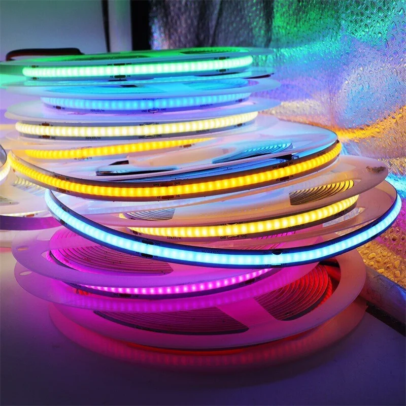 5V COB LED Strip Lights USB 8mm COB LED Lights Flexible LED Strips, LED Tape Lighting Cabinet Light for Home Room Decor