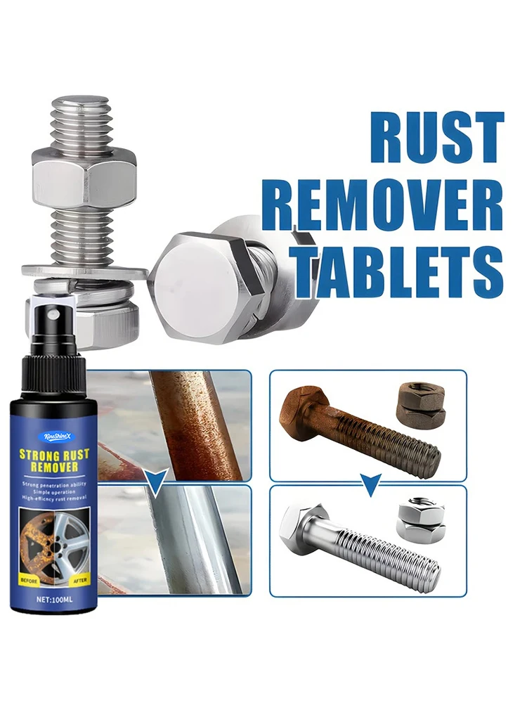 

Спрей для удаления ржавчины с металла Motors: Защитный спрей для удаления железа и конденсата, средство для удаления ржавчины с металлических поверхностей для автозапчастей, шин, дисков, дверей