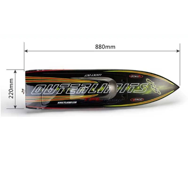 RC 보트 88cm 시뮬레이션 내장형 스턴 엔진 원격 제어 보트 브러시리스 모터 RC 보트 모델 RTR 소년 장난감 선물