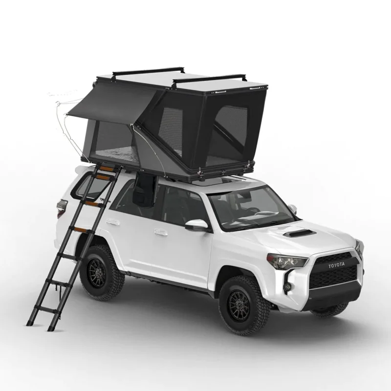 Competitive Price Slim Hard Shell Aluminium Outdoor Waterproof Travel Suv Car Rooftop Tent  Model  Coldproof