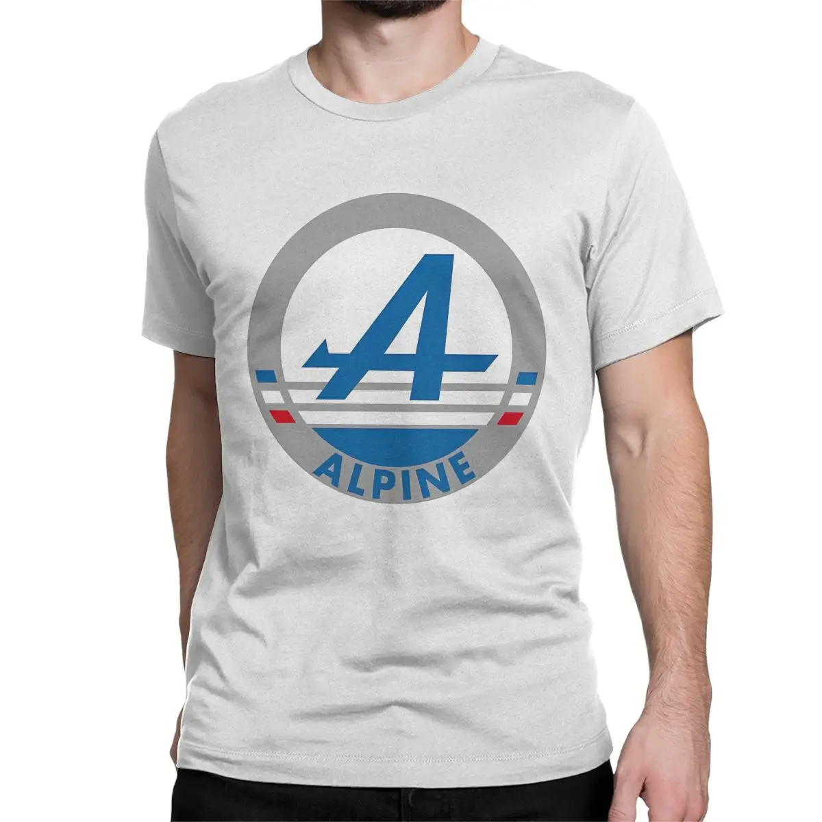 Alpine Car 110 Logo T-Shirt for Men Women Racing Leisure Pure Cotton Tee Shirt O Neck Short Sleeve T Shirt New Arrival Tops