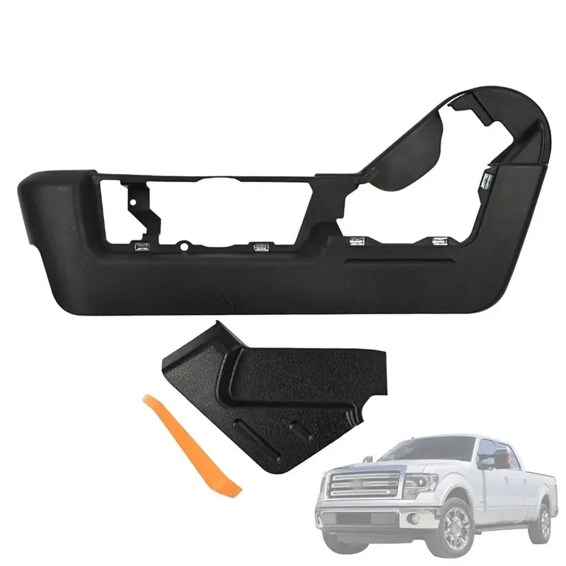 FOR Kit de Cubiertas Bisel Asientos Ford F-150 2009-2014 - Piezas BL3Z-1562187-AB BL3Z-1562187-AA BL3Z-1561693-AB Accesorios 5