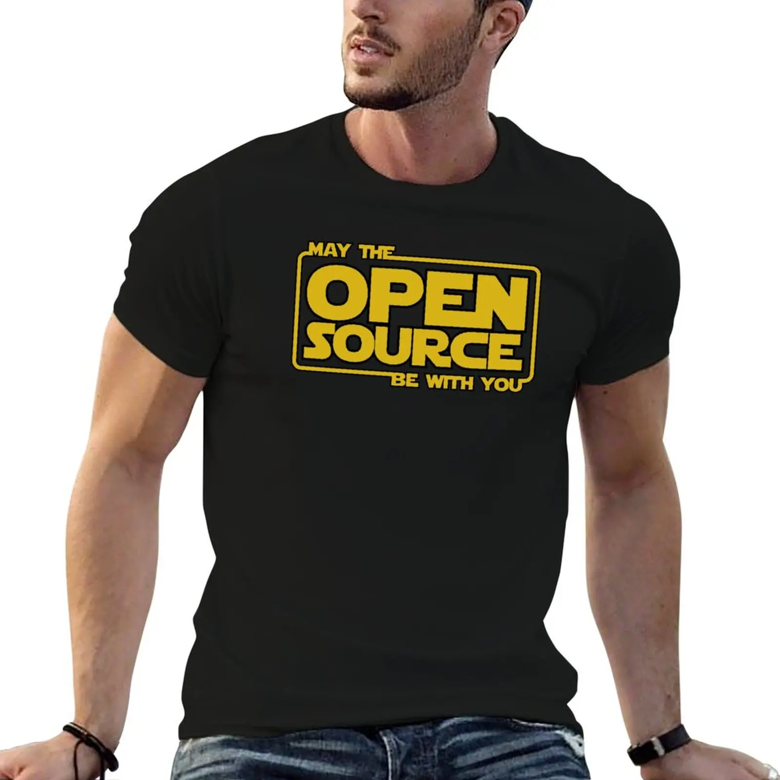

May Open Source T-Shirt t shirt man luxury t shirts for man cotton funny T-Shirt