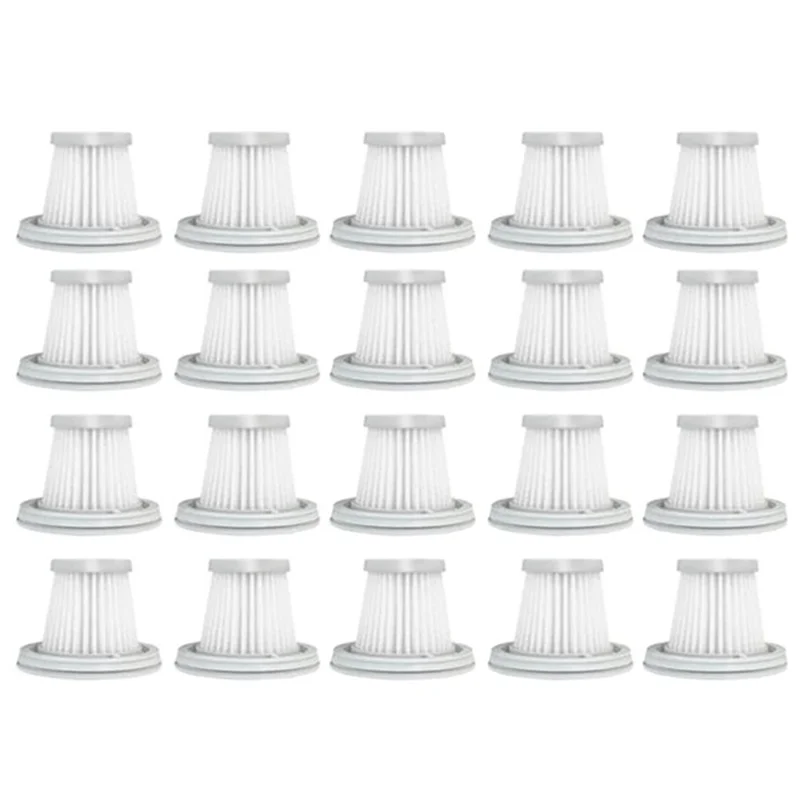 Pièces de rechange pour aspirateur pratique Xiaomi, filtre Hepa, accessoires de remplacement pour la maison et la voiture, H13, SSXCQ01XY, 20 pièces
