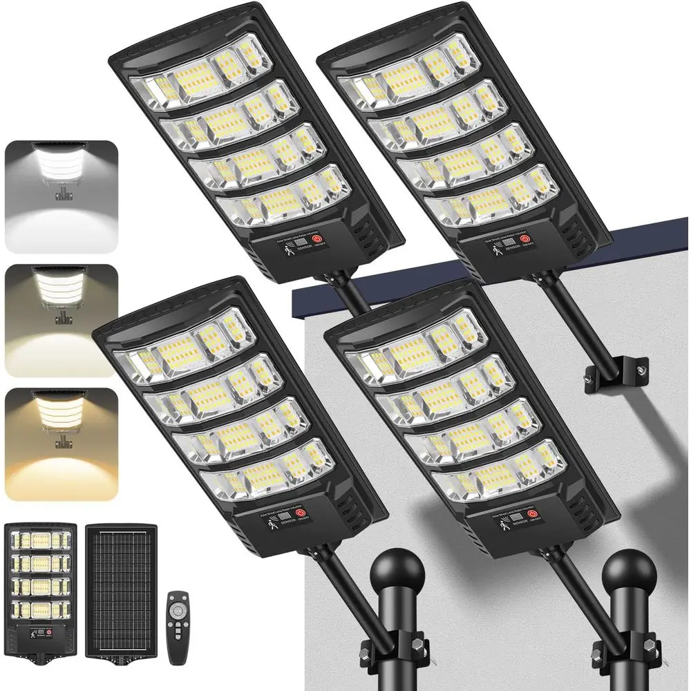 

Outdoor Motion Sensor LED Street Lights, 6500K/4500K/3000K, IP66 Waterproof Security Lights for Garden, Yard, Garage, Parking Lo