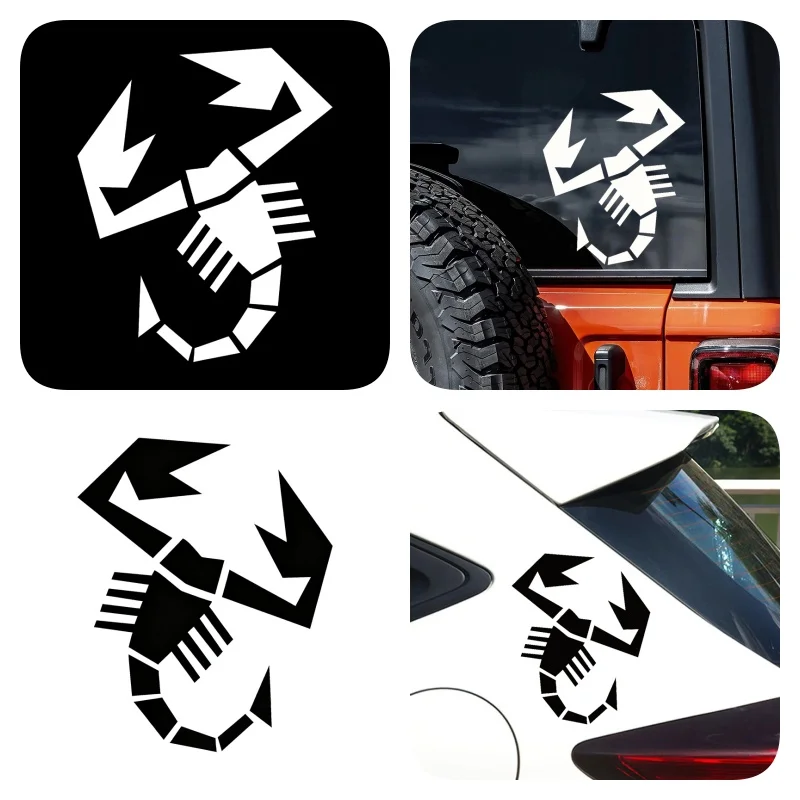 Exquisite Autoaufkleber mit Skorpionform, wasserfestem Vinyl-Aufkleber, Autozubehör