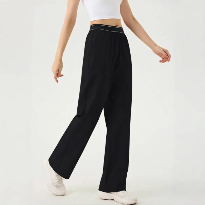

Women's Versatile Yoga Pants Loose and Breathable Quick Drying Fitness Pants Outdoor Sports Pockets Workwear Casual Pants