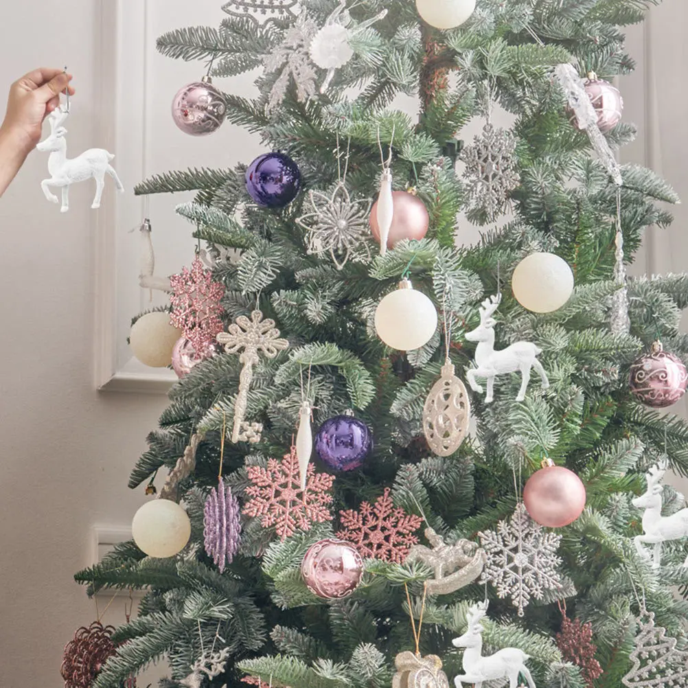 

3Pcs Christmas Tree Pendants Exquisite Xmas Hanging Decors Festive Adornments Small Decorations Christmas Tree Hanging Decors