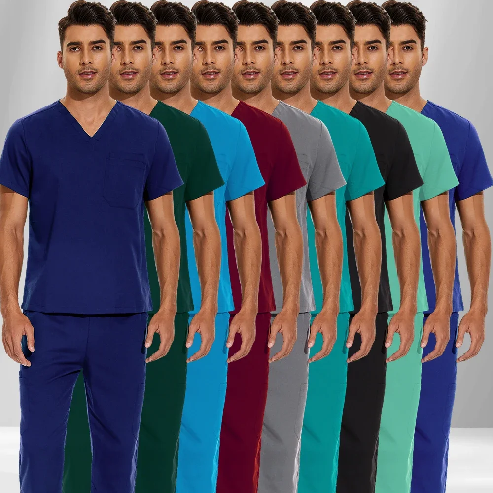 Uniforme de trabajo de dentista para hombres y mujeres, trajes de enfermera, médicos, ropa de trabajo de Hospital