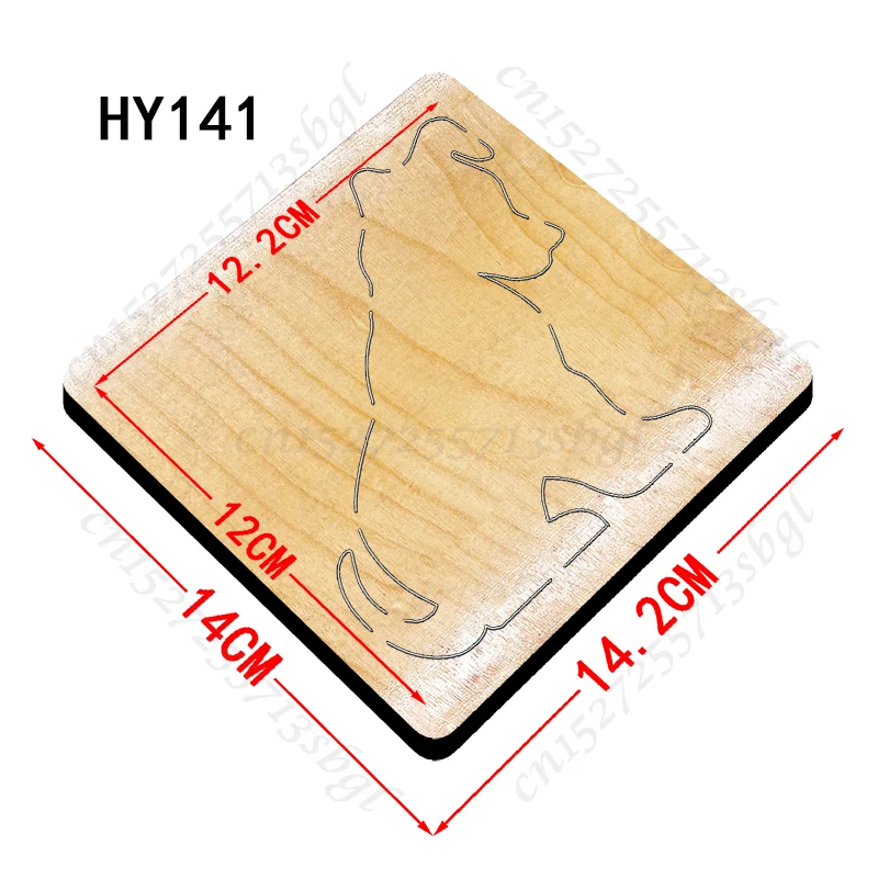 Dog New Wooden Cutting Dies Suitable for Common Mold Scrapbook Machines on the Market