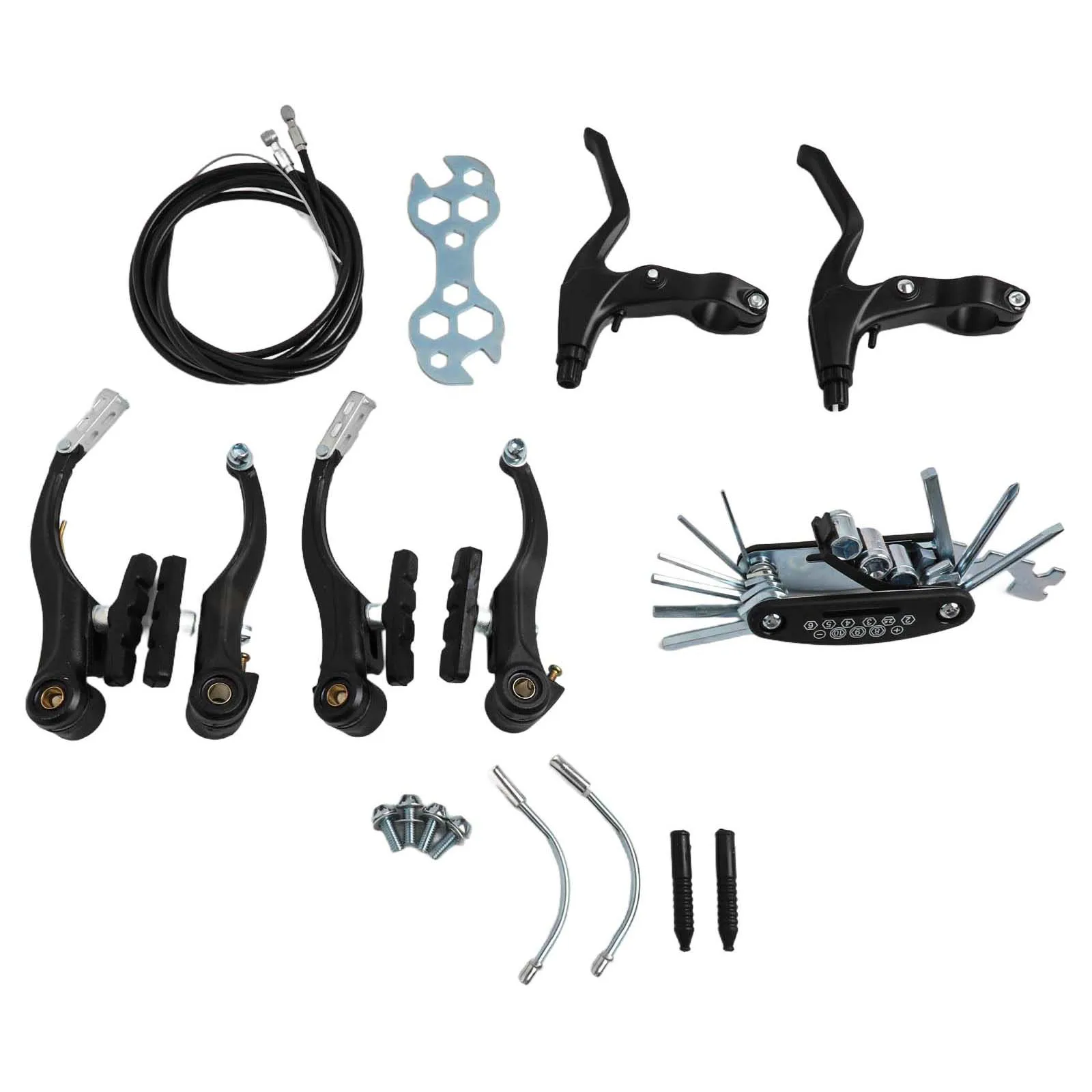 

Комплект V-образных тормозов для горного велосипеда (1 пара), передний и задний, из алюминиевого сплава, для горных и шоссейных велосипедов, аксессуары для велоспорта