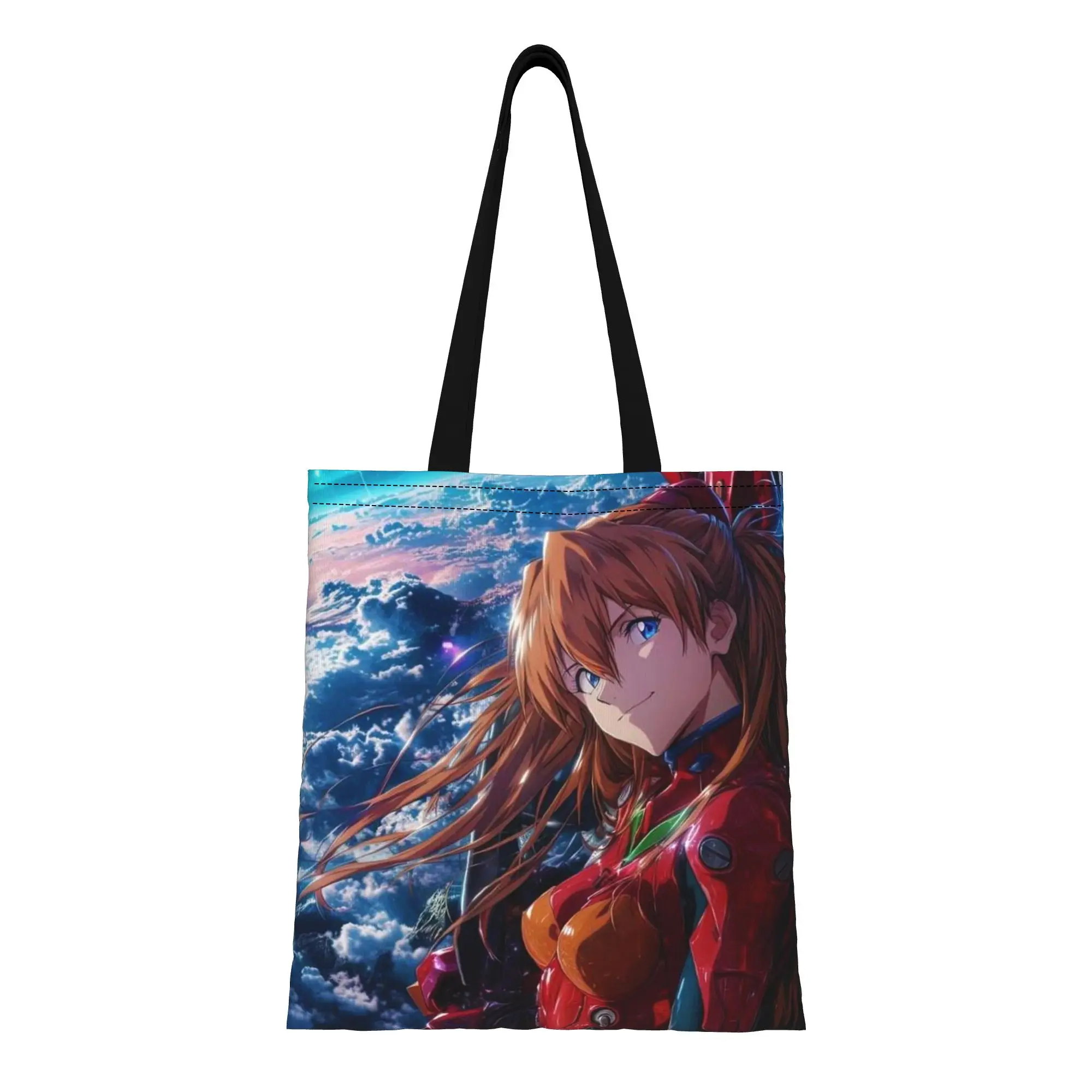 

Back to school season Asuka (1) EVA Canvas Tote Bag Perfect for Grocery Women's Top-Handle Bags