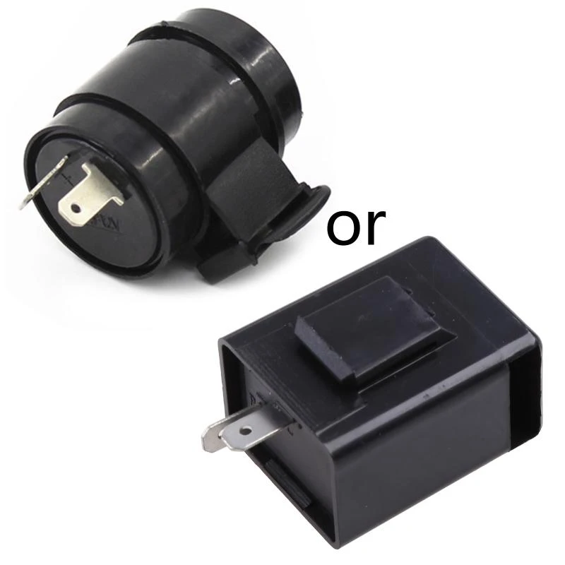 

Flasher Relay Turn Signal for Dc 12V-60V 2Pins Buzzer Beep Flasher Relay Blinker Indicator Flashers Turn Light Signals