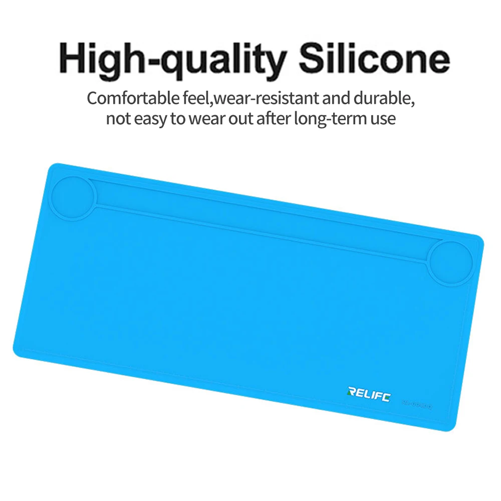 RELIFE RL-004DQ 35 Zoll hochtemperaturbeständiges Silikon-Reparaturpad für Handy-Chip, PCB-Reparatur, Isolierpad-Werkzeug