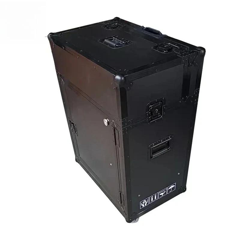 Hydraulic Flight Road Flip Case With Computer Rack For SQ5 Digital Mixer