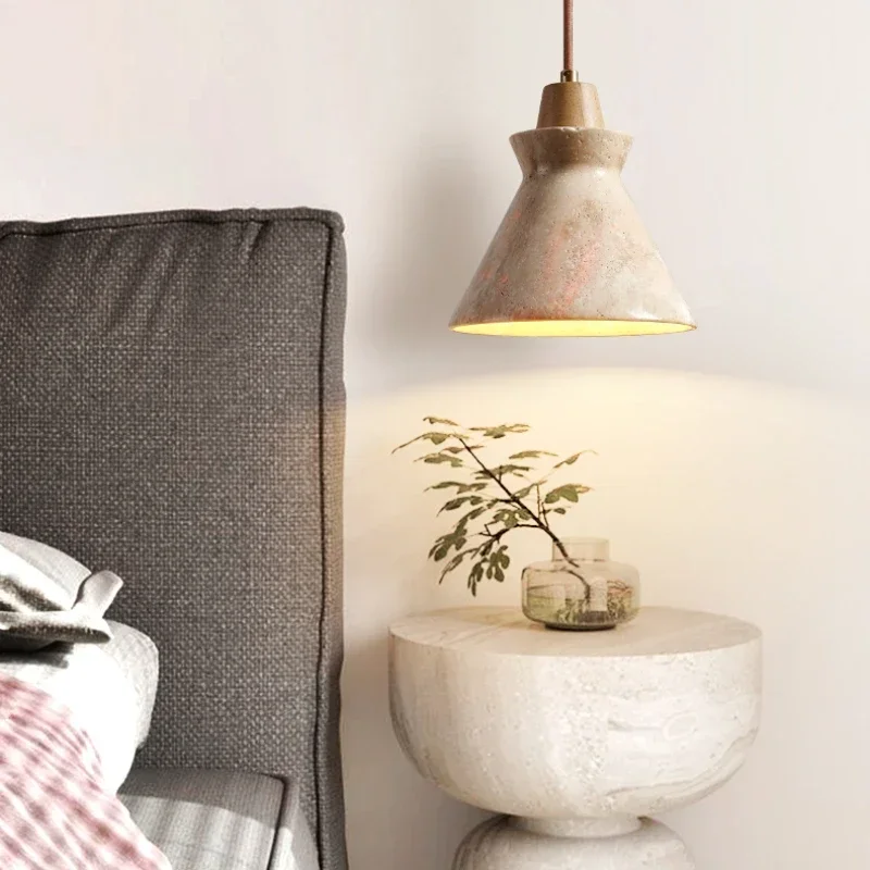 

LED Vintage Marble Chandeliers for Rooms Corridors Living Rooms Bars Chandeliers Bedroom Headstock Decoration Pendant Lamp