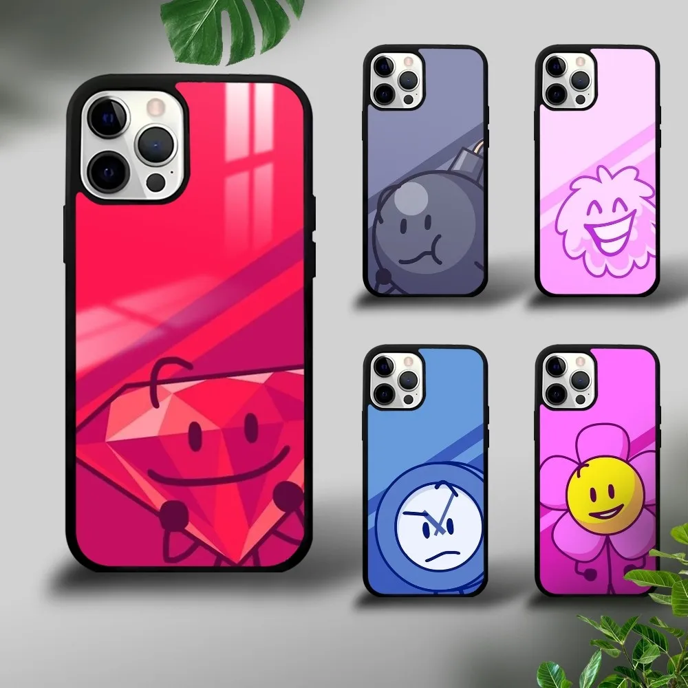 

Bfdi Battle For D-Dream Island Phone Case For iPhone 15 14 13 12 11 Pro Xs Max Mini XR X 7 8 Plus Luxury Mirror Hard Funda