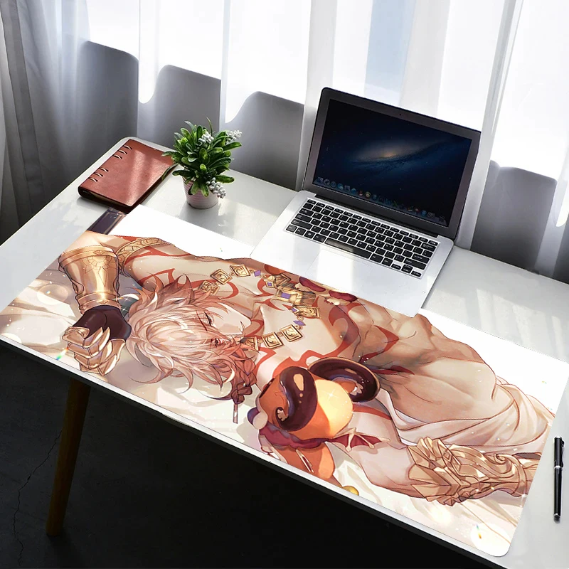 Mouse Pad Laptop Rubber Extended Desktop Mat Honkai Star Rail Mydei Computer Gamer Mousepad PC Gaming Accessories Keyboard Pad