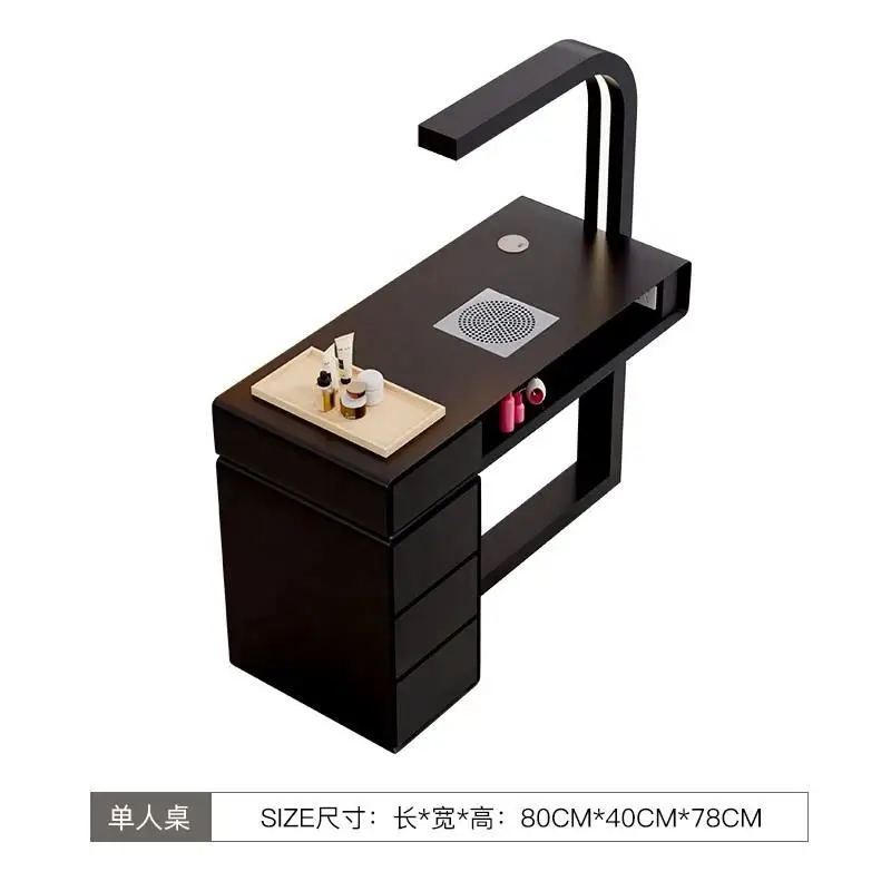 

Economy Type Multi Functional Nail Table and Chair Set for Single or Double Person