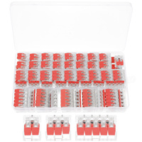 75pcs Lever Wire Splicing Connector Kit Compact Electrical Connectors For Lighting Fixtures Door Control Wire Splicing Tool