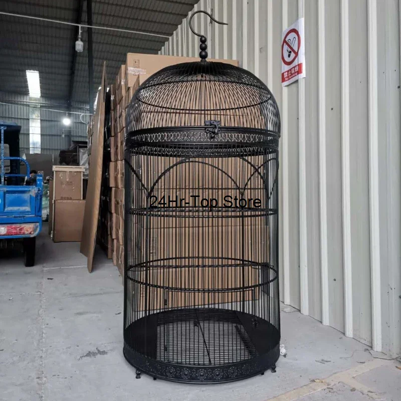 

Metal Large Bird Cages House Parrot Canary Birdhouse Outdoor Bird Cages Breeding Vogelhuisjes Voor Buiten Pet Products WZ50BC