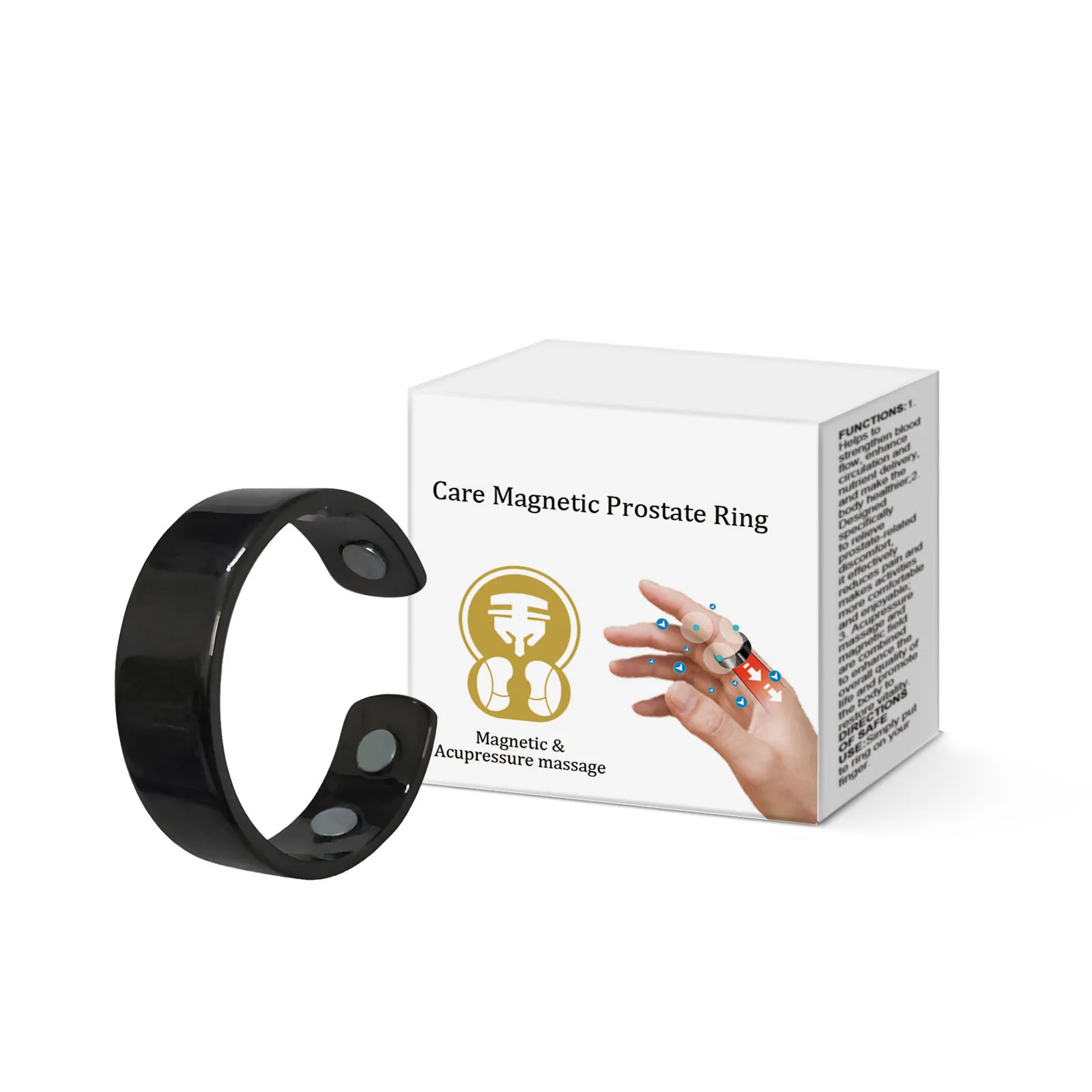 Prostate Ring Soothes And Improves Circulation, Enhances Function And Promotes Health. Health Ring