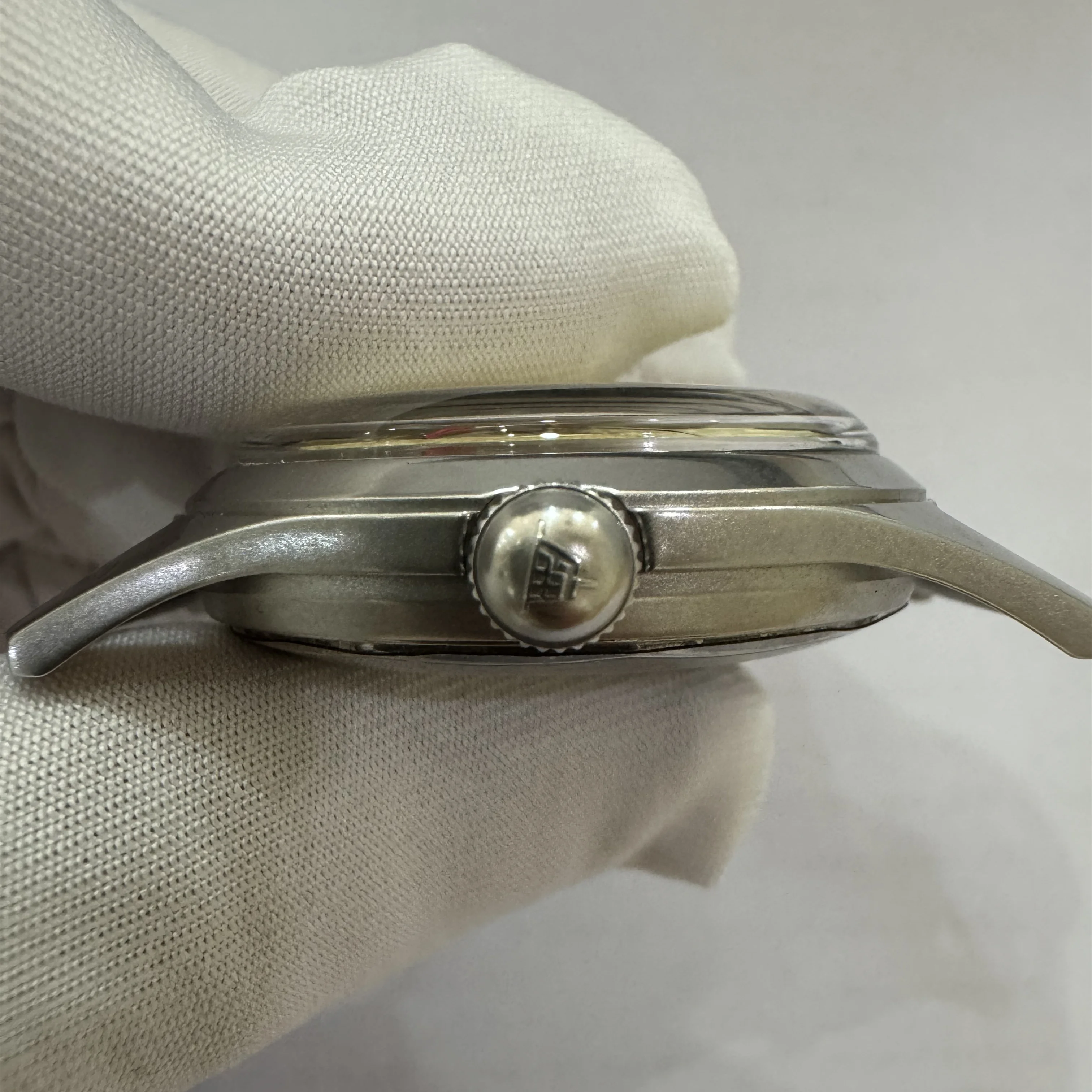 شنغهاي ساعة رجالية ساعة ميكانيكية أوتوماتيكية خمر الأعمال الكلاسيكية ساعة مظهر بسيط 35 ملم ساعة مقاومة للماء SA-2