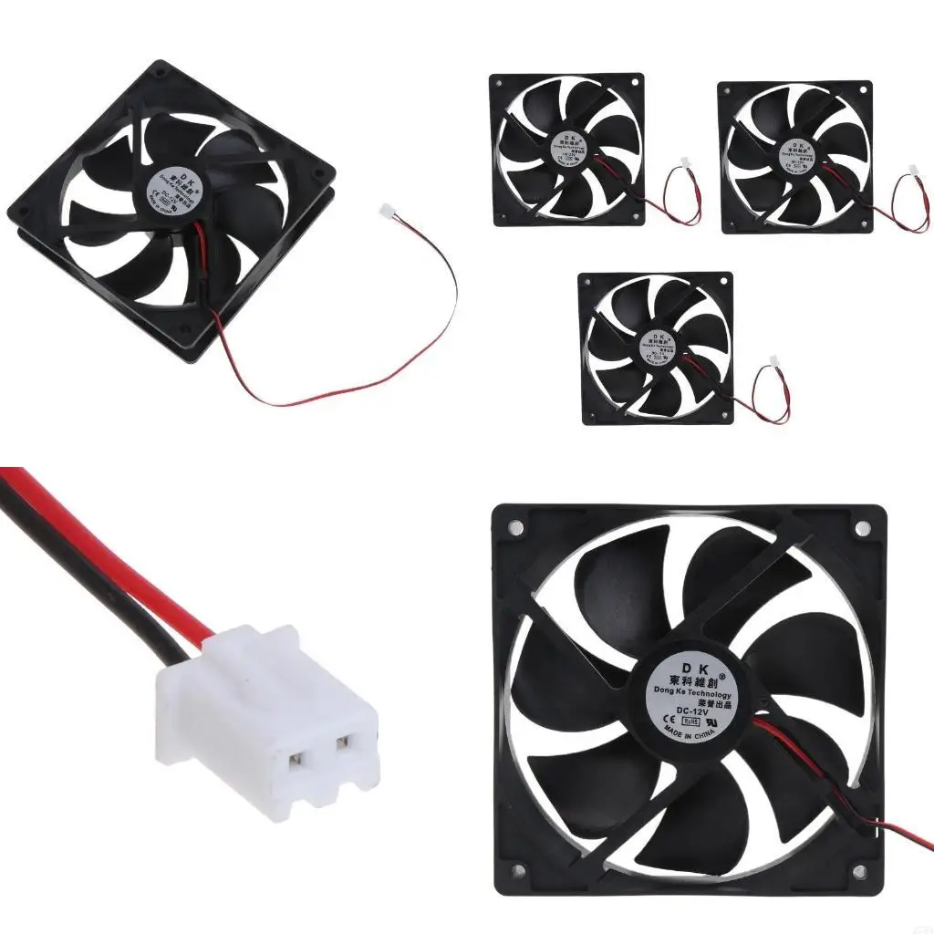 J78A CPU Cooling Fan 2Pin XH2.54 Chassis Radiator 1500RPM For Computer for Case Coole