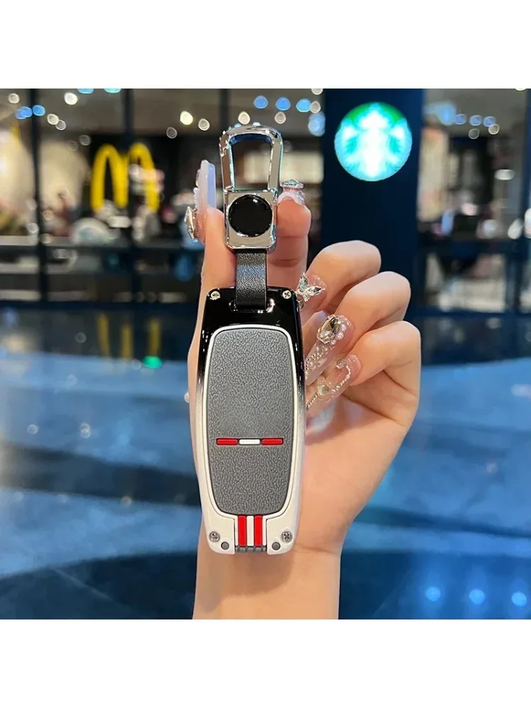 

zinc alloy Car Key Cover Case Shell For Audi Q3 Q5 Q7 A1 A3 A4L A5 A6 C7 TT B9 RS S4 S5 8S Protect key Chinese fashion Key chain