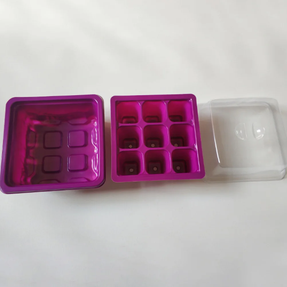 

2pcs Garden Propagator Tray 9 Hole With Lid For Seed Starting Plant Growing Kit Starter Trays Home Gardening Nursery Beginners