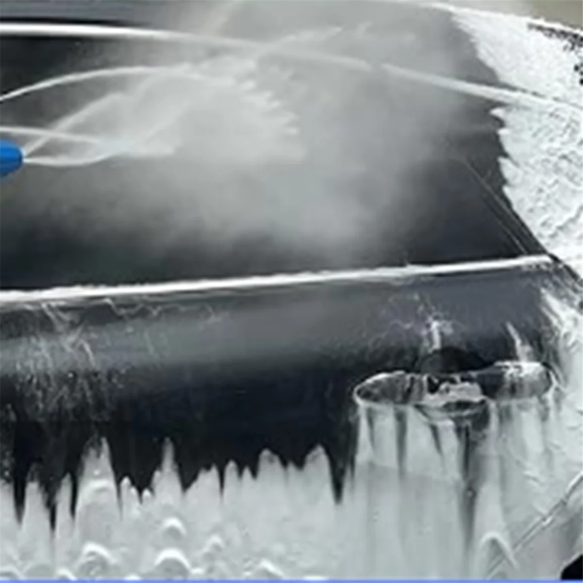 غسالة ضغط بفوهة توربينية جديدة 4 في 1، فتحة 2.0 رباعية، 360 درجة °   فوهة توربينية دوارة، موصل سريع 1/4 بوصة، أحمر