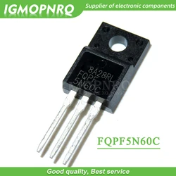 10pcs/lot FQPF5N60C 5N60C 5N60 MOSFET N-CH 600V 4.5A TO-220F New Original