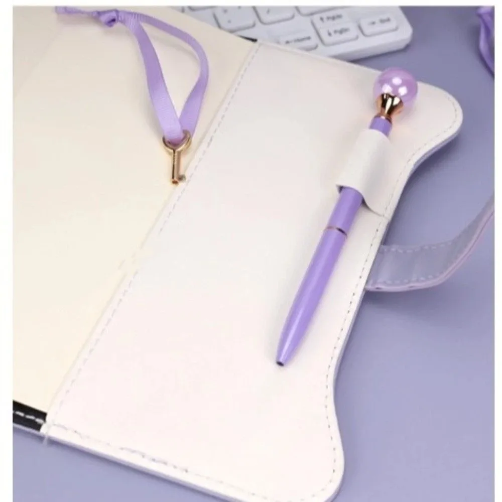 Secret B6 Love Lock Keys Notebook 360 Pages Vintage Diary Notebook Cute Design Handheld Ledger With Pen Diary Use