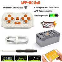 High-Tech Technical Motor 2.4G Bluetooth APP Module RC DIY Building Blocks MOC PF Power Function Upgrade XL-M-Servo Motor DIY