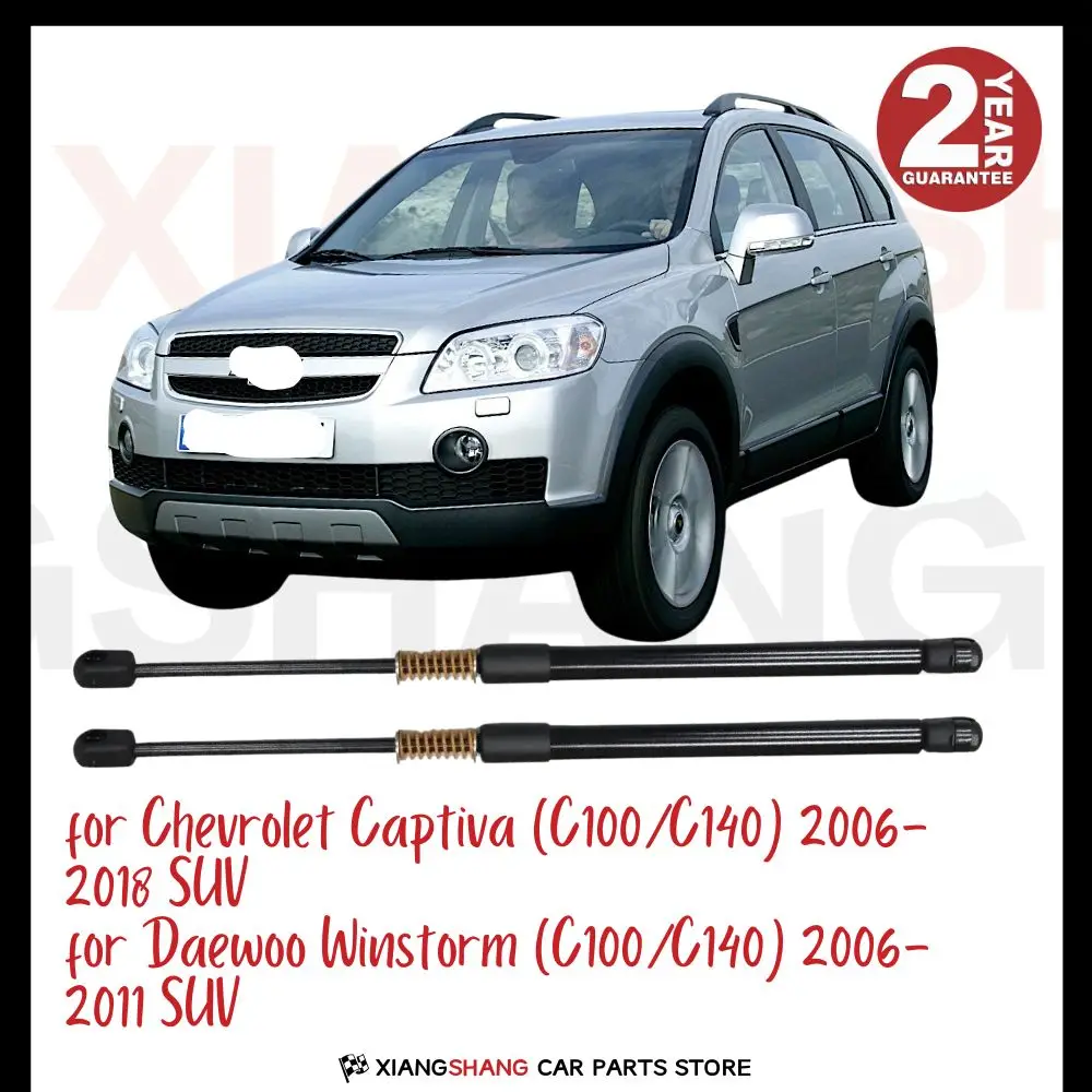 

2pcs Rear Auto Open With Spring Damper for Chevrolet Captiva (C100/C140) 2006-2018 SUV Trunk Boot Gas Struts Lift support